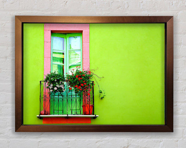 Green Wall Window