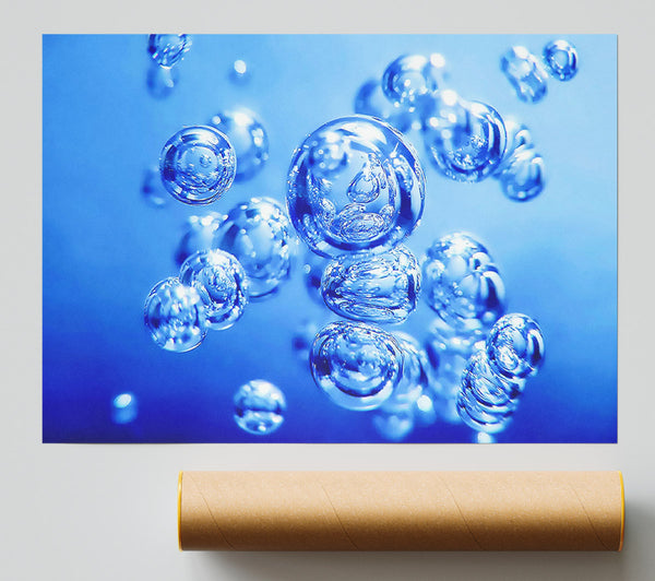 Liquid Blue Bubbles