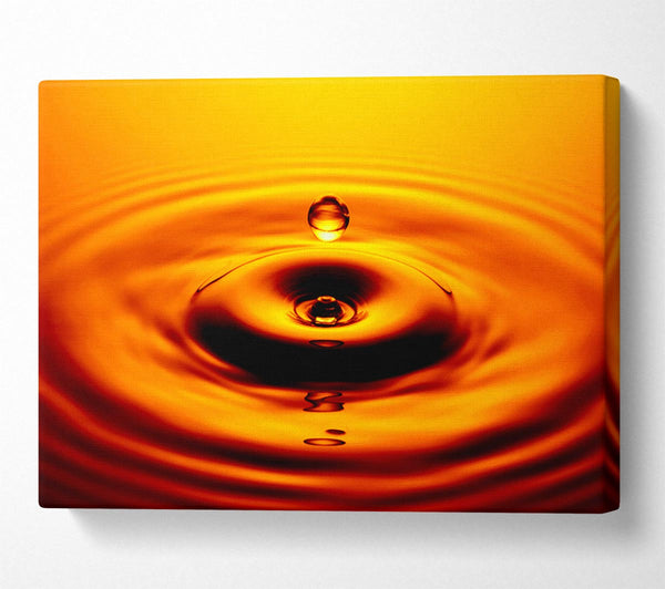 Orange Water Droplet