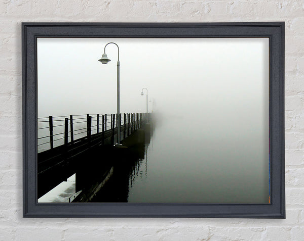 Misty Ocean Pier