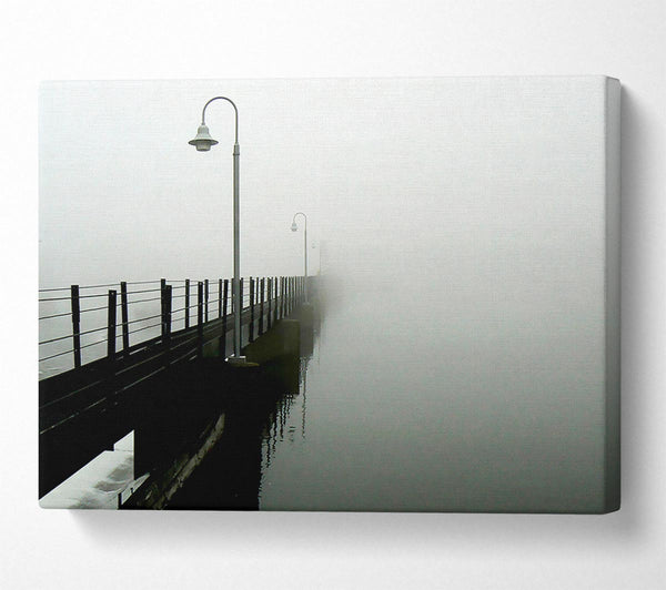 Misty Ocean Pier