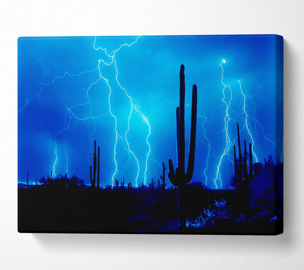 Blue Lightning Storm