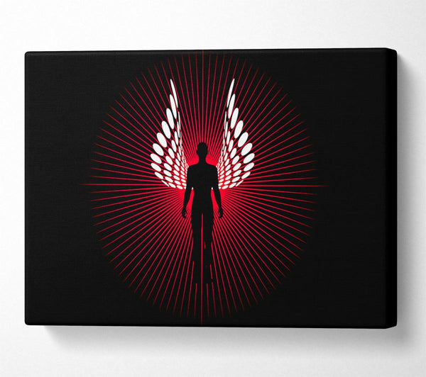 Male Angel Wings Red