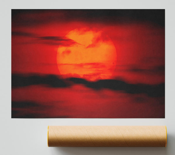 Red Sun Clouds