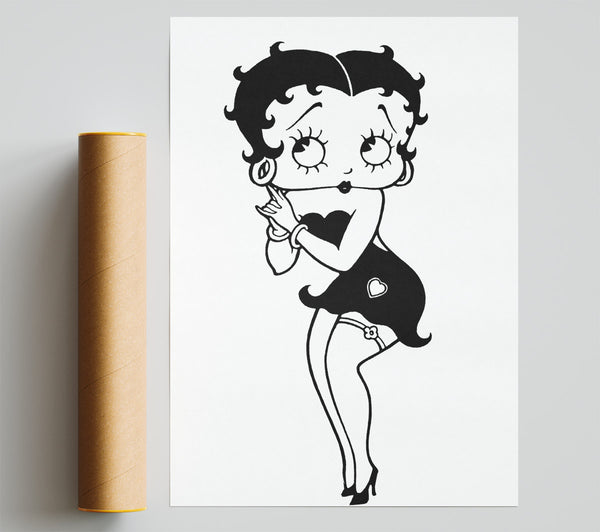 Betty Boop Love Heart