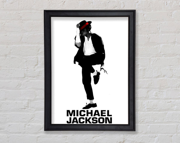 Michael Jackson B n W Red