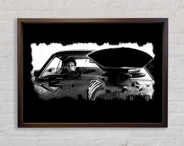 Mad Max Car B n W