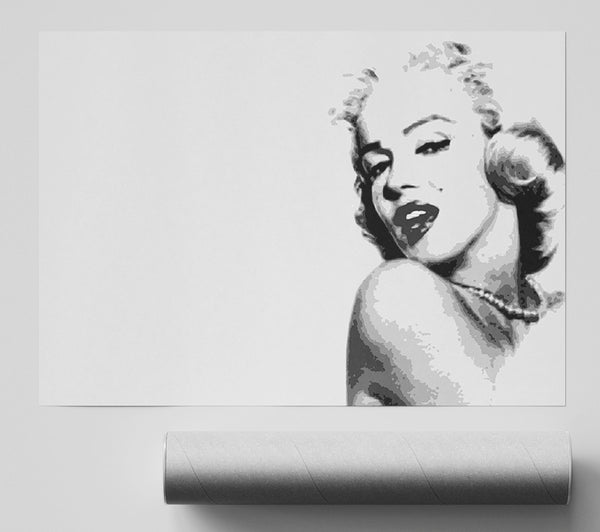 Marilyn Monroe Retro Grey