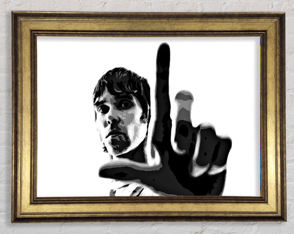 Ian Brown Look B n W