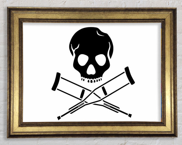 Jackass Skull n Bones B n W