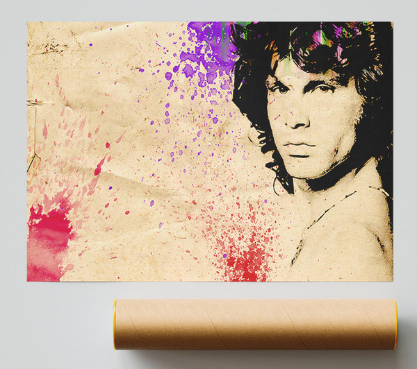 Jim Morrison Colour Splash