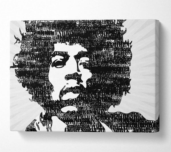 Jimi Hendrix Black And White