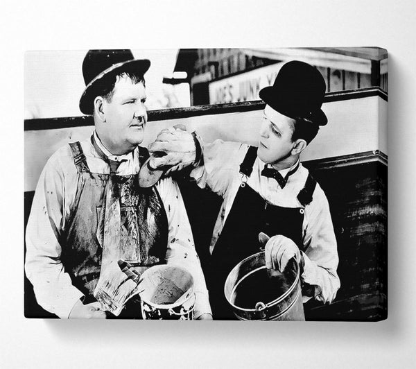 Laurel n Hardy Towed In The Hole