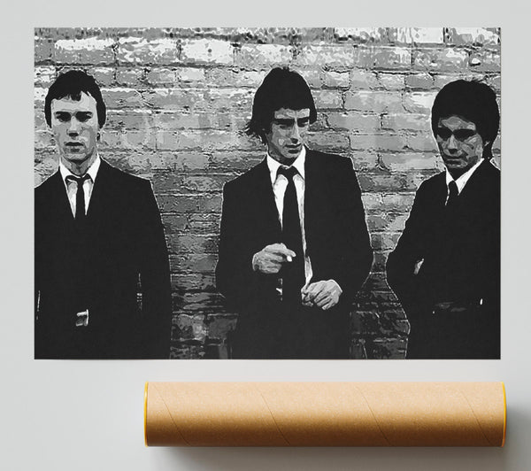 The Jam Retro B N W