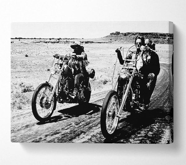 Easy Rider Motorbike Drive B n W