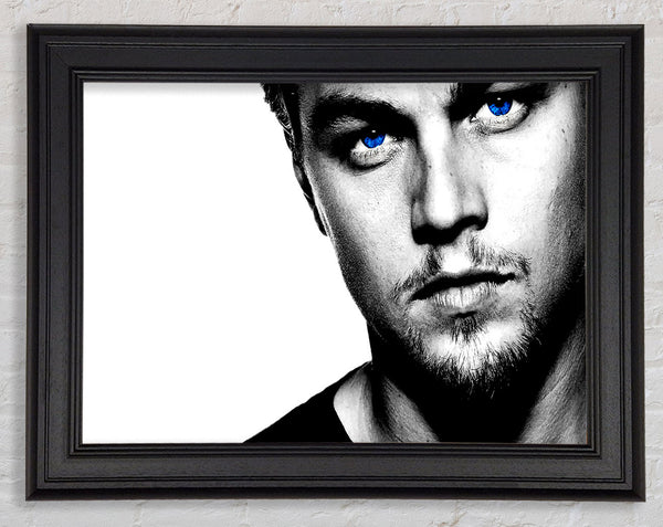 Leonardo Dicaprio Blue Eyes B n W