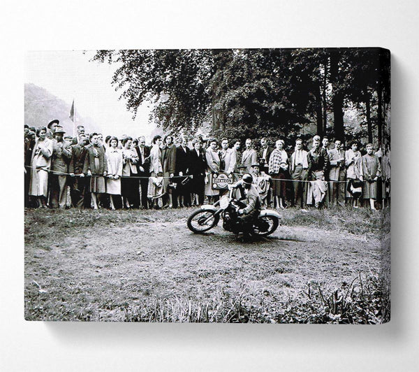 Vintage Motorcross Crowd