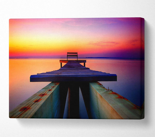 The Perfect Sunset Dock