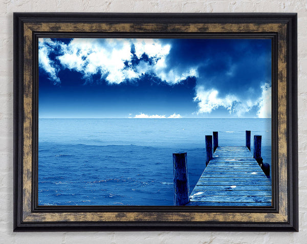 Blue Dock Clouds