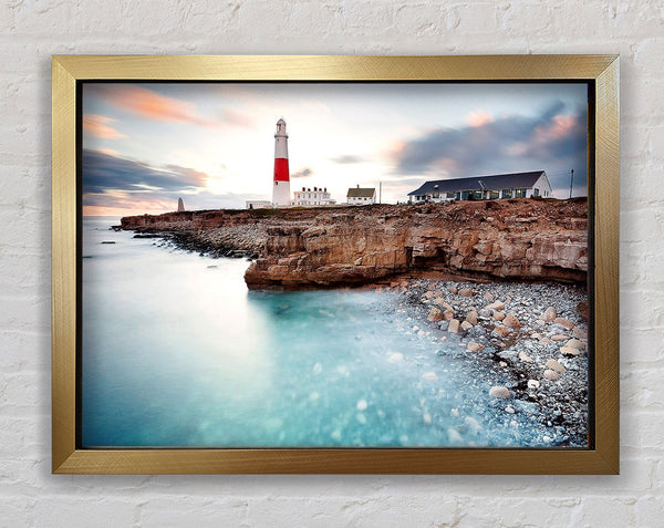 Lighthouse Ocean Rocks