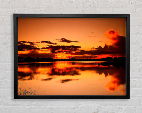 Sunset Cloud Reflection