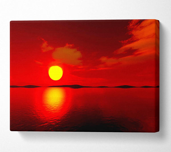 Red Sunblaze Reflection