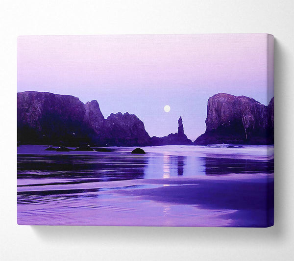 Lilac Moonlit Ocean