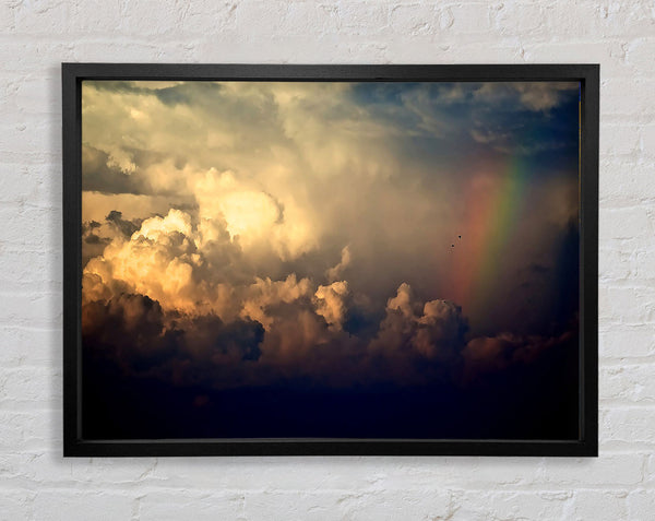 Storm Clouds And Rainbow