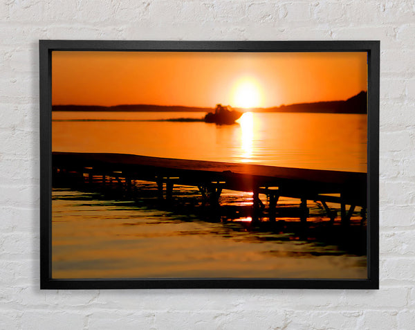 Peach Sunset Jetty