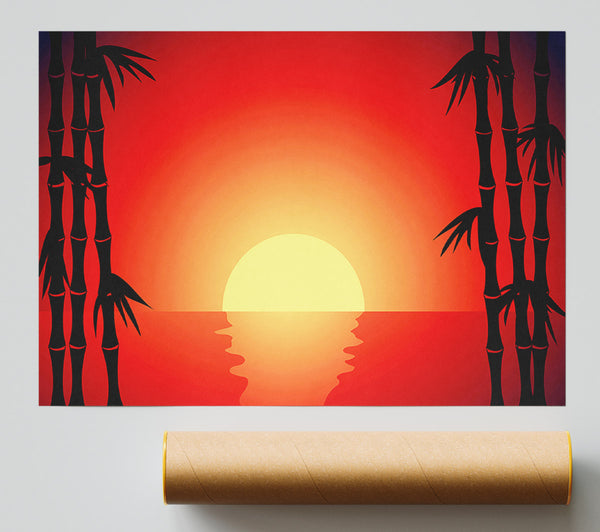 Bamboo Sunset