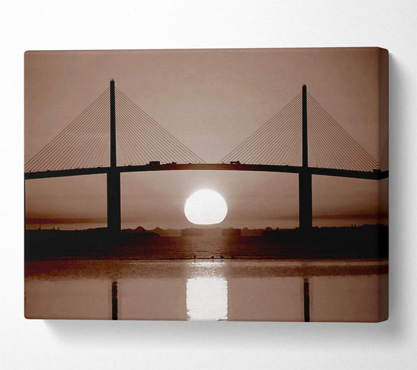 Distant Bridge Sundown Chocolate