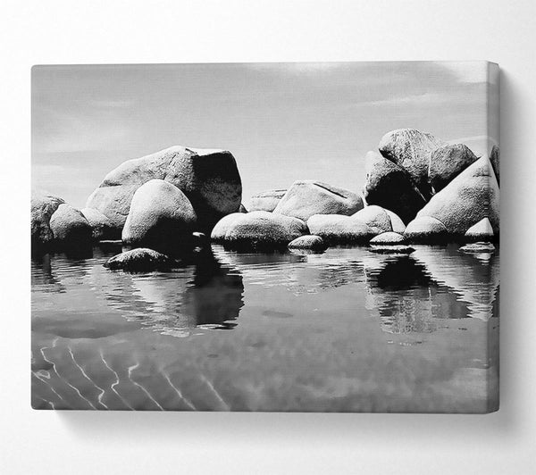 The Rock Pool B n W