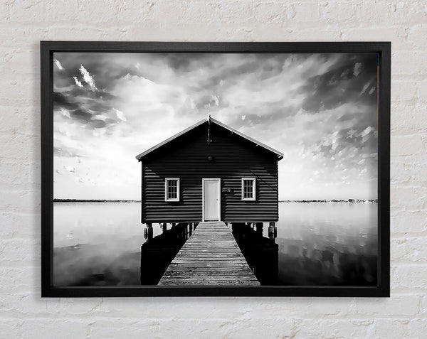 Water House B n W