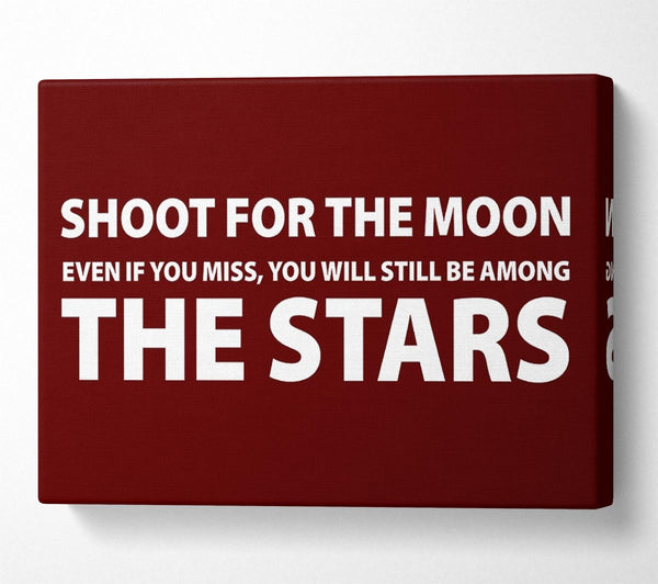 Motivational Quote Shoot For The Moon