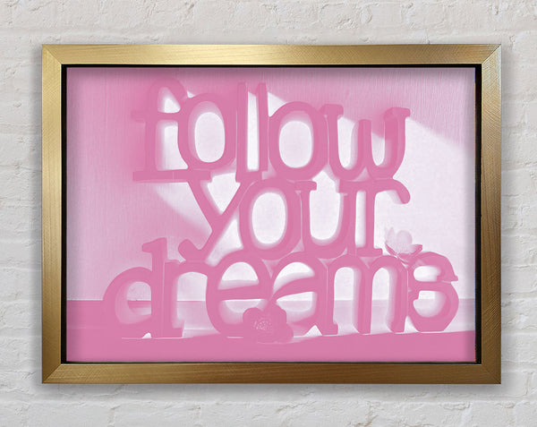 Follow Your Dreams Pink