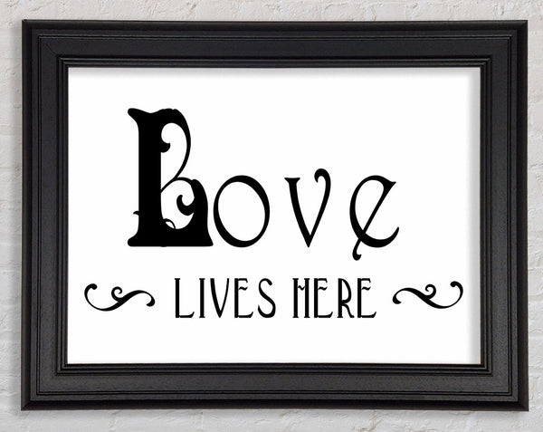 Love Quote Love Lives Here Vines