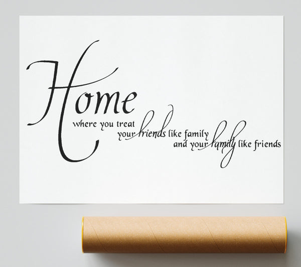 Family Quote Home Family Friends