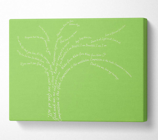 Love Quote The Love Tree Lime Green