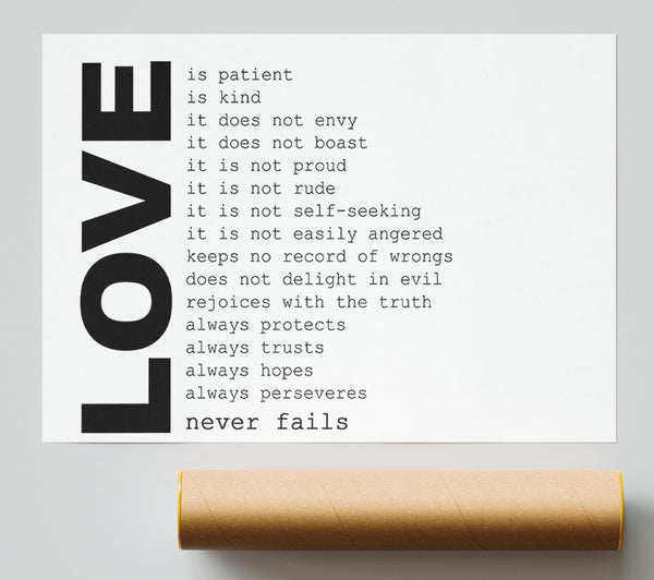 Love Quote Love Never Fails