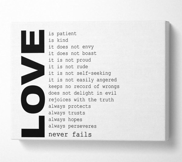 Love Quote Love Never Fails