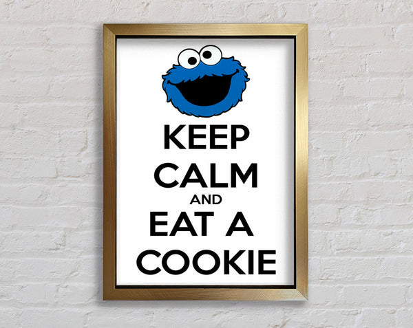 Kitchen Quote Keep Calm And Eat A Cookie