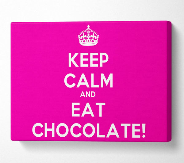 Kitchen Quote Keep Calm Eat Chocolate