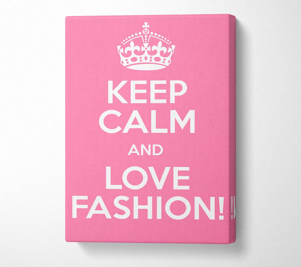 Girls Room Quote Keep Calm Fashion