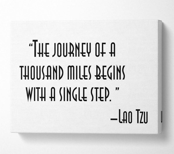 Motivational Quote Lao Tzu The Journey Of A Thousand Miles