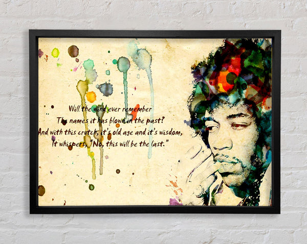 Music Quote Jimi Hendrix The Wind