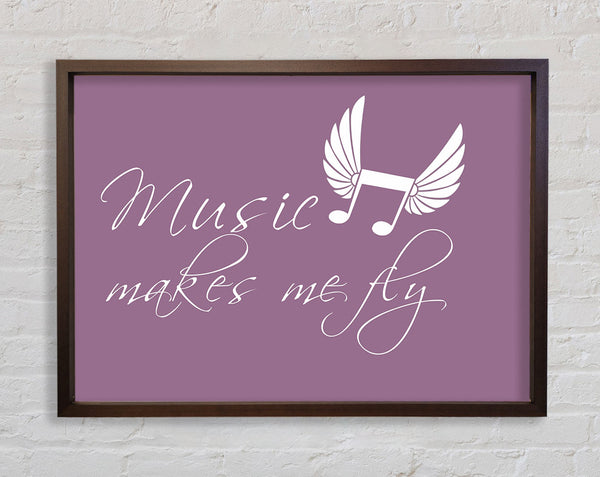 Music Makes Me Fly Dusty Pink