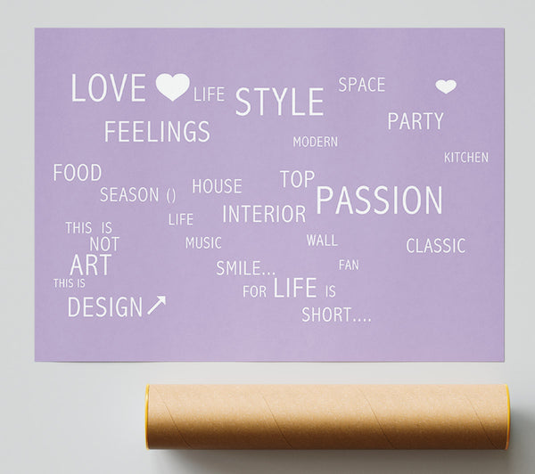 Love Quote Love Life Lilac