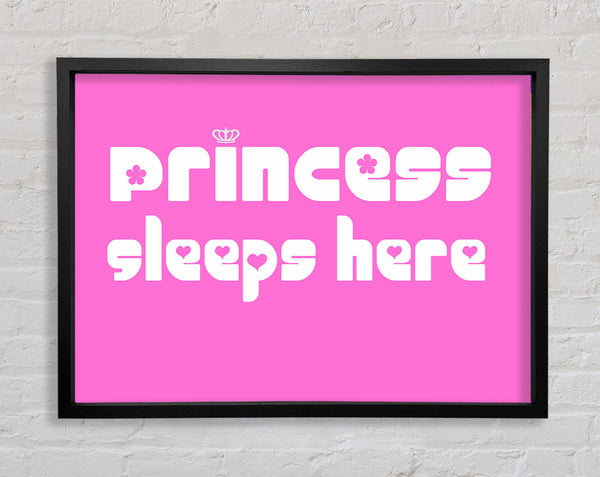 Princess sleeps 2 Vivid Pink