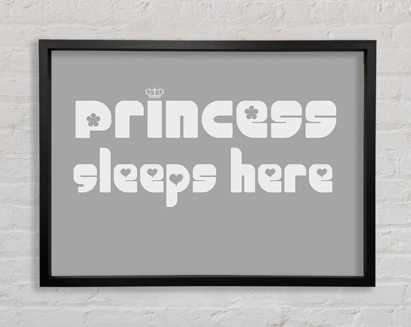 Princess sleeps 2 Grey White