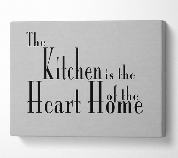 Kitchen Quote The Kitchen Is The Heart Of The Home 2 Grey